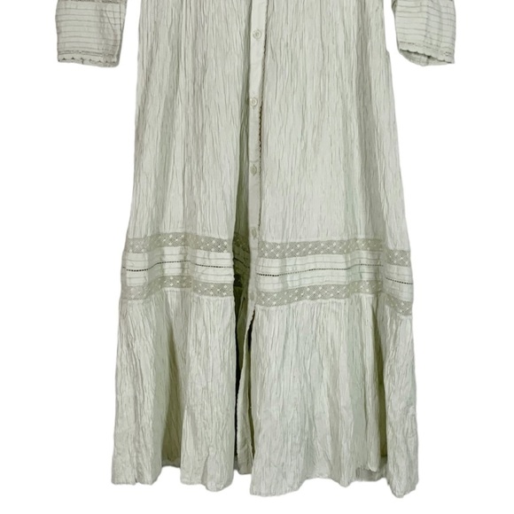 Aritzia Wilfred Neige Long Sleeve Lace Cottagecore Dress Size XS - Picture 5 of 10